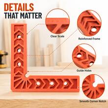 90 Degree Right Angle Positioning Tool, Right Angle Fixing Auxiliary Positioning Tool, Woodworking Splicing Tool Fixing Clamp, L-Shaped Right Angle Ruler - 1pc 6 Inch 90 Degree Right Angle Positioning Tool - C - View 4
