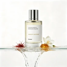 Dossier Ambery Saffron Eau De Parfum 50ml – Amber Woody Saffron Perfume For Women And Men, Jasmine Cedar Musk Fragrance, Long Lasting Luxury Unisex Scent - 花卉印花 - 查看 1