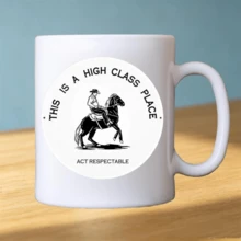 Taza de café de cerámica con estampado de caballo vaquero Taza de café vaquera Taza estética novedosa Regalo de cumpleaños asequible para la oficina Apto para lavavajillas Taza de té - Blanco - Ver 6