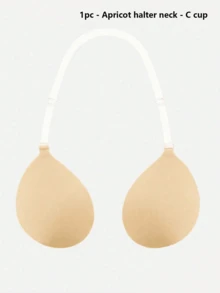 1/2 pezzi Nuovo reggiseno senza spalline senza cuciture push-up, con spalline regolabili, reggiseno invisibile, adatto per abito da sposa, top senza spalline e abito senza schienale - Multicolore - Visualizzare 10