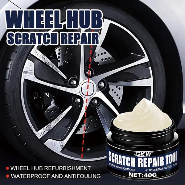 GKW Wheel Rim Maintenance & Repair Kit, Essential Tools For Fixing Scratches And Caring For Wheels