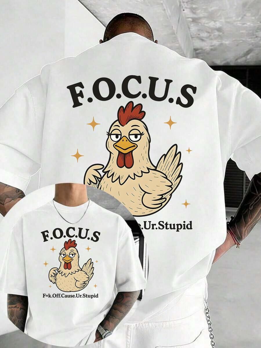 Men T-Shirts - 白色 - 查看 1