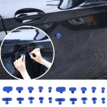 7/18/21/24件組汽車凹痕修復工具，汽車凹痕修復T型拉拔器，汽車未噴漆專業手動工具組，適用於汽車冰雹損壞修復手動工具組 - 銀色 - 查看 9