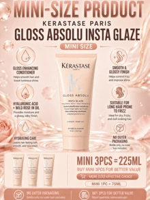 Kérastase Kerastase 玫瑰奢華滋養光澤精華乳霜 250ml 正裝 + 75ml 試用裝，長效柔順亮澤、深層保濕、抗毛躁、易沖洗 - 卡詩釉光玫瑰精華露 - 查看 6
