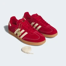 Adidas Samba OG Shoes Women's Team Victory Red / Warm Vanilla KZ9345 | Retro Heritage Style, Timeless Silhouette - 勝利團隊紅 - 查看 3
