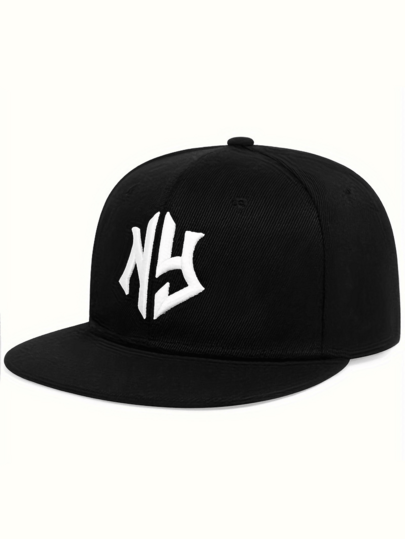 Classic Retro Y2K Embroidered "NY" Hip Hop Original Baseball Cap Trucker Hat, Unisex Men's And Women's Hat, Suitable For All Seasons Spring Summer Autumn Winter, Perfect Gift For Valentine's Day, Bachelor Party, Father's Day, Mother's Day, Teacher's Day, Back To School, Halloween, Bride, Student, Teacher, Essential For Women's Summer Travel Beach, Women's Beach Hat, Bride Wedding Essential, Women's Accessories In Pink, Black Puerto Rico Casual Headwear Women's Trucker Hat