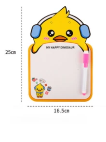 1pc/3pcs/6pcs Cute Cartoon Erasable Memo Board, Hanging Whiteboard, Erasable Drawing And Writing Board, Creative Design, High-Quality Writing Paper, Suitable For Memos And Office Notes - Multicolor - View 2