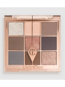 [ 6g ] CT Charlotte Tilbury 9 Color Eyeshadow Palette Super Neutral Cool Grey Oatmeal Cool Tone Commuter Matte Shimmer - Super Neutral - 6g - View 2
