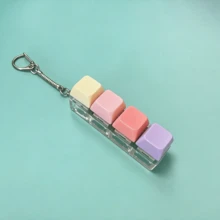 鍵盤壓力緩解玩具 鍵盤按鍵式鑰匙圈 壓力緩解按鈕玩具 成人壓力緩解禮物 節日必備 專注放鬆拉鍊鑰匙圈 車飾 包包裝飾 派對小禮 節日禮物 萬聖節禮物 - 多色 - 查看 9