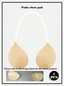 1/2 pezzi Nuovo reggiseno senza spalline senza cuciture push-up, con spalline regolabili, reggiseno invisibile, adatto per abito da sposa, top senza spalline e abito senza schienale - Multicolore - Visualizzare 5