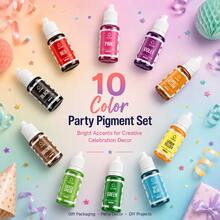 Liquid Cake Decorating Food Coloring Set, Multi-Color Baking Pigments, Suitable For Birthday Cakes, Wedding Desserts, Holiday Treats And Party Decoration Supplies - A - View 11