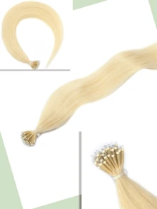 奈米微珠環接髮 30G 直髮 Remy 挑染 無縫預接接髮頭 自然微珠接髮環 無膠不傷髮 沙龍級 女士新娘造型 婚禮 哥德風 Cosplay 夏季服裝 情人節禮物 節慶 自我照護配件 - 彩色 - 查看 2