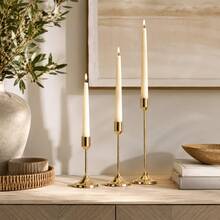 12/6/3PCS French Gold/Black/Faux Gold Candle Holder Set, Suitable For Pillar And Conical Candles, Suitable For Home, Wedding, Party, Anniversary Decoration - Multicolor - View 17