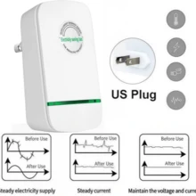Reduce Electricity Bills Electricity Saving BoxPower Optimizer Device Smart Save Plug Power Saver Voltage Optimization Surge Protection Thermoregulation Outlet Home Office Compact Plug And Play Energy Efficiency(2PCS) - 2PCJDQ-mD - View 7