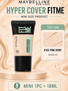 Maybelline 美寶蓮訂製粉底液無瑕版 103,分30ml和18ml兩種規格,添加水楊酸與菸鹼醯胺,控油細膩膚質,質地輕薄服帖。高遮瑕力輕鬆遮蓋痘印、泛紅瑕疵,反覆疊塗不厚重,打造柔霧霧面妝面。長效持妝防暗沉,黃皮日常底妝優選,通勤、油皮上妝適配。 - 客製化粉底液無瑕版 103 - 查看 13