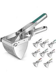 1pc Kitchen Potato Masher, Manual Baby Food Maker Multi-Function Squeezer Tool, Home Multi-Function Juicer Kitchen Masher Tool. - Multicolor - View 4