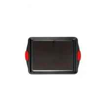 1/3 Sets Red Silicone Handle Rectangular Baking Tray, Non-Stick Kitchen Oven Baking Pan, Easy To Clean, Suitable For Baking Cookies, Cakes And Bread - Multicolor - View 16