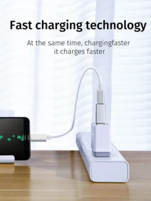 Type C 轉接頭，Micro USB 轉 USB C 連接器轉換器，適用於數據同步與充電，通用兼容 Type C 手機、平板電腦及其他支持 Type C 線材的設備（注意：本產品僅適用於充電，不適用於耳機） - 彩色 - 查看 5