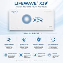 LifeWave X39 Patches - Supports Improvements Of Strength And Stamina - Supports Improved Exercise Performance - No  Or Stimulants - Innovative Patch Technology For Enhanced Wellness - 30 Patches - 1 - 查看 2