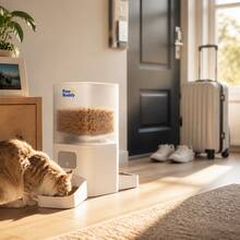 Smart Automatic Cat Feeder, 6L Intelligent Control Pet Food Dispenser With Dual Bowls, Timed Portion Feeding For 2 Cats & Multi-Pet Homes, Dual Power Supply, Travel Feeding Solution For Busy Pet Owners - 6L - View 6
