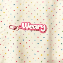 1 pieza Llavero de nombre de acrílico, accesorio DIY, adecuado para bolso, decoración de mochila, equipaje, etiqueta de nombre para cumpleaños y vacaciones, regalo para familia, amigos, regalo personalizado - Multicolor - Ver 10