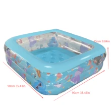 Cartoon Square Bathtub With Foot Pump, New Style Bathtub, Summer Outdoor Bathtub, All Seasons Use - Multicolor - View 13