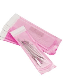 100/50/20pcs Disposable Self-Sealing Sterilization Bags, 4 Sizes, Suitable For Nail Tools, Stainless Steel Drill Bits, Tweezers, Scissors Sterilization Storage - Baby Pink - View 8
