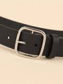Women's Solid Color Belts, 3-Piece Set, Minimalist Design, Candy Color Strap, Gold/Silver Square Buckle Design, Fashionable Accessory, Suitable For Jeans, Casual Wear And Other Outfits, Perfect For Travel, Commute, Date, Party, Casual, Daily Wear And Other Occasions, Great As Holiday, Birthday Gift, Top Choice For Fashion Enthusiasts - Women's Candy Color Belt - View 9