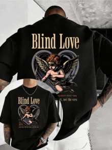 Men T-Shirts - 黑色 - 查看 6