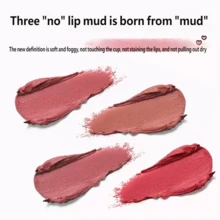 Puco Bobo Lip Mud Long-Lasting Non-Fading Lip Glaze Suitable For Autumn/Winter High Pigment Matte Finish - BB02 - View 6