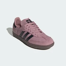 Adidas Samba OG Shoes Women's Magic Mauve / Core Black KJ7455 | Retro Heritage Style, Timeless Silhouette - 紫丁香色 - 查看 5