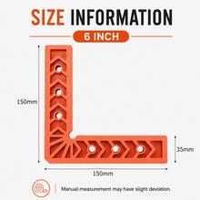 90 Degree Right Angle Positioning Tool, Right Angle Fixing Auxiliary Positioning Tool, Woodworking Splicing Tool Fixing Clamp, L-Shaped Right Angle Ruler - 1pc 6 Inch 90 Degree Right Angle Positioning Tool - C - View 6
