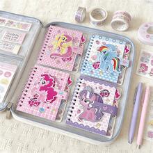 4Pcs Little Themed Notebook Set - Regular Paper Mini Spiral Diary, Office Daily Notes, And Diary Stationery, Suitable For Rewards And Back To School Season - XMBL Coil - View 3