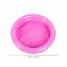 1 pieza Piscina inflable arcoíris, piscina de natación para el hogar, bañera, plástico grueso, parque acuático de piscina, piscina circular ultra ancha - Multicolor - Ver 13