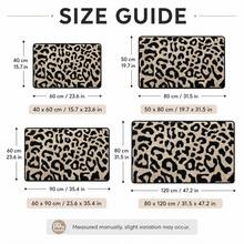 1pc Luxury Leopard Print Bathroom Anti-Slip Mat, Faux Cashmere Rectangular Rug, Absorbent & Non-Slip, Suitable For Bathroom, Toilet, Bedroom, Kitchen Entrance And Other Home Decor, All Season - A - View 6