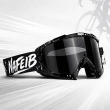 NAFEIB Outdoor Riding Goggles, Unisex Windproof Dustproof Sports Protective Eyewear With Adjustable Elastic Strap For Motorcycle, Mountain Bike, ATV And Outdoor Activities - SDX600 - View 2