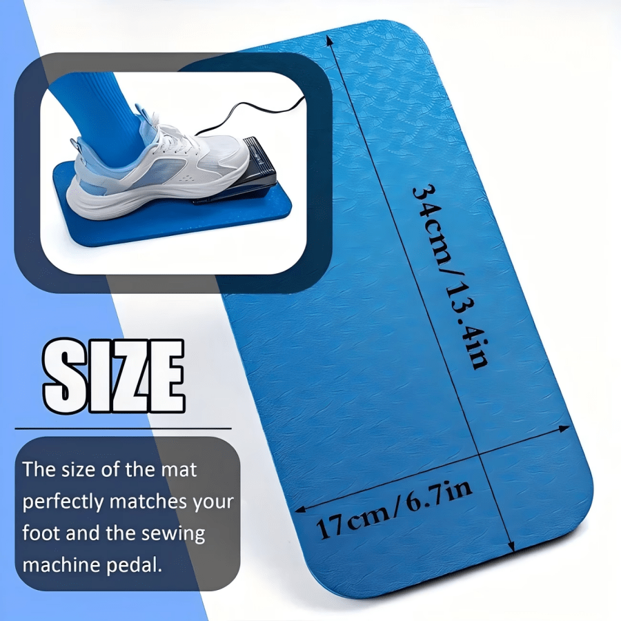 Non-Slip Sewing Machine Pedal Mat – Durable And Waterproof Plastic Material, Easy To Clean – Essential Sewing Accessory Designed For Crafters – Available In 4/2/1 Piece Sets, Bathroom Supplies