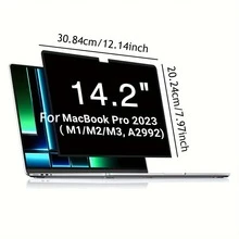 [1pc]適用於Macbook Air Pro 13.6 磁吸防窺螢幕保護貼，HD隱私膜，防藍光耐磨防刮，適用於13/14/15/16吋 NEO A18Pro - 查看 18