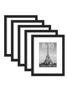 3/2/1pc Wooden Photo Frames, Suitable For Photo Walls, Available In Sizes 10x15, 15x20, And 20x25 Inches (A4 Size), Colored Wooden Frames, Suitable For Photo Decoration, Commemorative Gifts, Etc. (Cardboard Not Included). - A - View 2