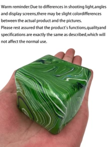 Fluid Pattern Ice Cube Square Squeeze Toy, Soft Touch, Can Be Squeezed And Deformed Freely, Great Choice For Stress Relief And Mood Improvement, Party Gift|Birthday Gift|Holiday Gift - 彩色 - 查看 14