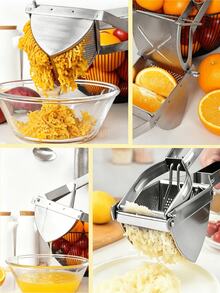1pc Kitchen Potato Masher, Manual Baby Food Maker Multi-Function Squeezer Tool, Home Multi-Function Juicer Kitchen Masher Tool. - Multicolor - View 5