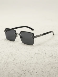A Pair Of Vintage-Style Unisex Fashion Glasses Featuring Metal Frames, Perfect For Daily Wear, Beach Trips, Or School. These Versatile Frames Compleme - Multicolor - View 5