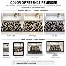 1pc Luxury Leopard Print Bathroom Anti-Slip Mat, Faux Cashmere Rectangular Rug, Absorbent & Non-Slip, Suitable For Bathroom, Toilet, Bedroom, Kitchen Entrance And Other Home Decor, All Season - A - View 7