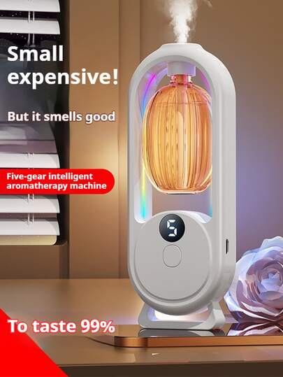 1pc Home Smart Aromatherapy Diffuser + 4pcs 40ml Essential Oils Or 4pcs 40ml Essential Oils, Aromatherapy Essential Oil Diffuser, Hotel Use Aroma Diffuser Humidifier Automatic Sprayer; Bedroom, Bathroom; Aromatherapy Spray Machine