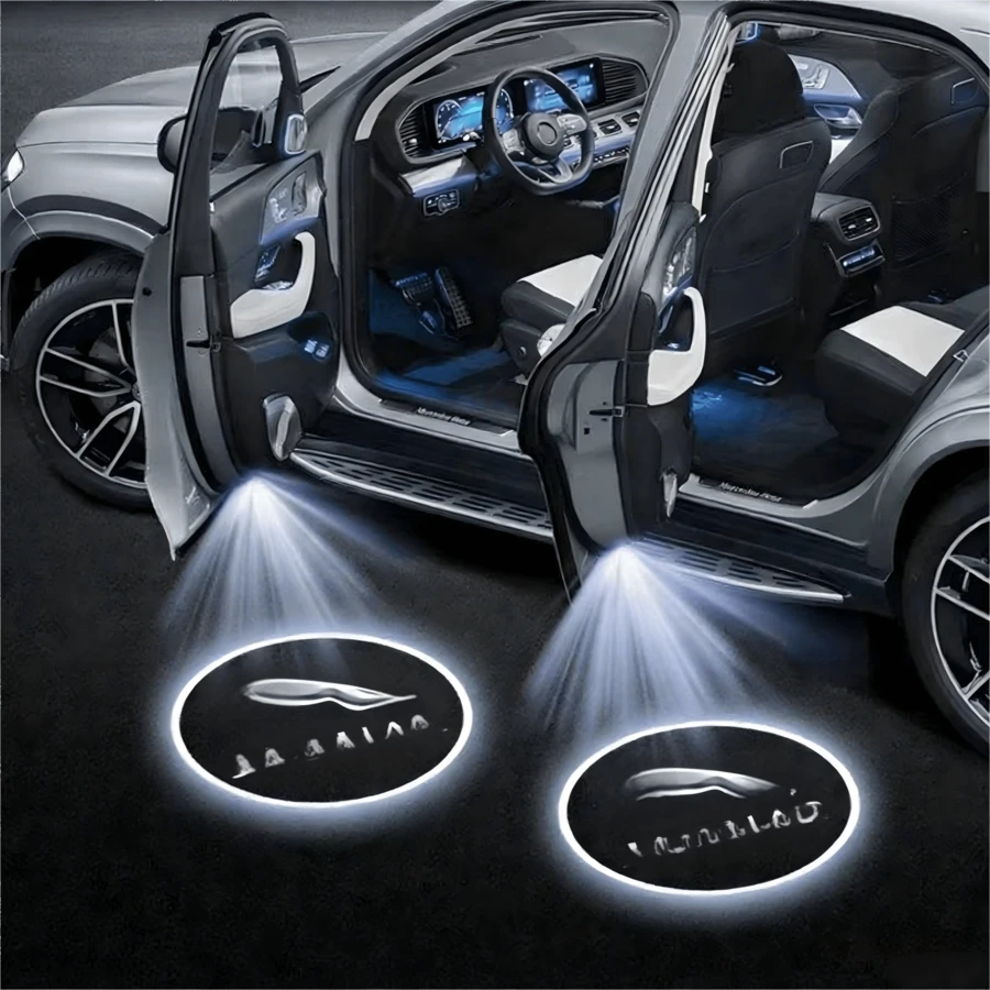 2Pcs LED Car Door Welcome Light,HD Projector Lamp For Most Vehicles,Car Accessories - JAGUA.R - 查看 1