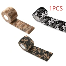 Camouflage Protective Tape, Self-Adhesive Elastic Multi-Purpose Camouflage Fabric Tape, Suitable For Outdoor, Hunting And Tactical Equipment Wrapping - Multicolor - View 7