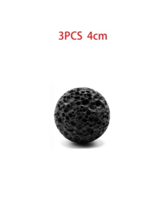 Bolas de Piedra Volcánica Porosa Natural, Piedras Decorativas Multifuncionales para Aromaterapia, Absorción de Aceite en Barbacoas y Paisajismo de Acuarios, Adecuadas para Difusión de Aceites Esenciales, Tanques de Peces y Macetas de Flores - Modelo regular - Ver 15