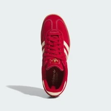 Adidas Samba OG Shoes Women's Team Victory Red / Warm Vanilla KZ9345 | Retro Heritage Style, Timeless Silhouette - 勝利團隊紅 - 查看 4