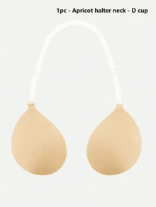 1/2 pezzi Nuovo reggiseno senza spalline senza cuciture push-up, con spalline regolabili, reggiseno invisibile, adatto per abito da sposa, top senza spalline e abito senza schienale - Multicolore - Visualizzare 9