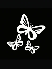1pc Butterfly Car Decals Stickers For Gas Cap, Windows, Bumper Decoration - Multicolor - View 13